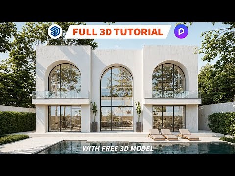 D5 Render Masterclass | SketchUp to D5 Full 3D Exterior Rendering Tutorial