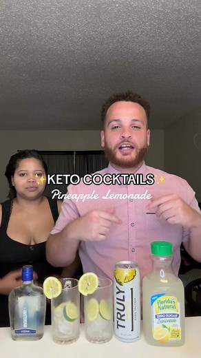 Keto-Friendly Pineapple Lemonade Cocktail Recipe