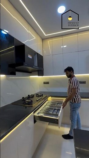 ( 1 ) Maximize Your Indian ￼Kitchen Space ||Modern Modular Kitchen Design 2025🫶 #interiordesign