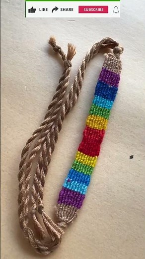 Rainbow Bracelet, Zigzag Bracelet, Handmade Bracelet, Braceletbook, MACRAME Bracelet, DIYBracelet