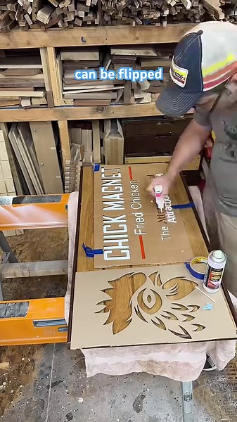 Tips for making acrylic and wood signs #workshop #woodworking #woodworker