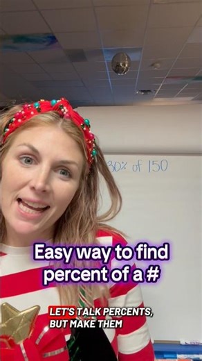 Find percent of a number the easy way #maths #mathsteacher #percentage #math #mathstricks #percent