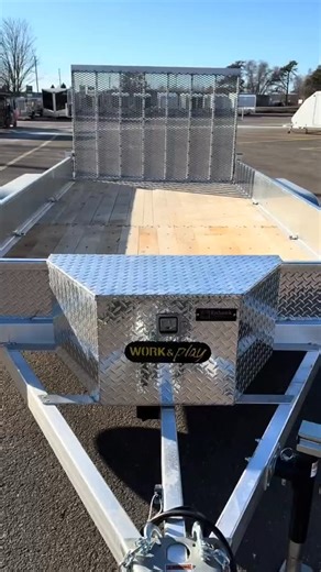 Hauling a side-by-side? This Enbeck 7’ X 14’ aluminum utility trailer is a customer favorite because the *NEW* 11” solid sides let you open your SXS doors while it’s loaded. No climbing out the window or squeezing through tight spaces. 🎁 Special Offer Included: • FREE Locking Tool Box • FREE Matching Spare Tire • FREE Spare Tire Cover 📞 CALL or TEXT 506-388-0933 🌐 Shop at www.workandplay.ca | WORK & PLAY