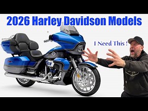 2026 Harley Davidson Models, Colors Reveal Part #2