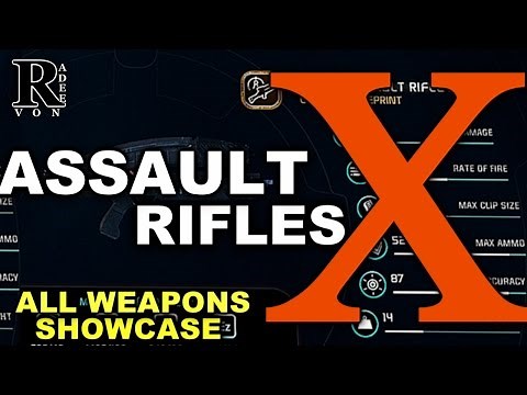 Mass Effect Andromeda - All Assault Rifles X Guide with Showcase (Research Weapon)