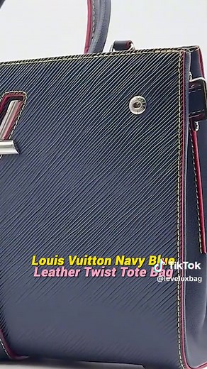 Elegance meets innovation. The Louis Vuitton Navy Blue Leather Twist Tote Bag is the ultimate blend of sophistication and modern design. 👉 Why This Bag is a Must-Have: 💎• Iconic Twist Lock: The signature LV twist-lock closure adds a bold and functional statement to your look. 💎• Chic Navy Blue Leather: A luxurious and versatile shade that transitions effortlessly from day to night. 💎• Spacious Design: With a roomy interior and a sleek silhouette, it’s perfect for work, errands, or evenings o