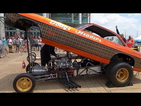 CACKLEFEST - Nostalgia Drag Cars 2023 NSRA Street Rod Nats