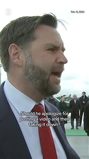 Vice President JD Vance said the video shared by President Trump on his Truth Social account depicting the Obamas as apes "is not a real controversy." When asked if the president should apologize after lawmakers from both parties said the post was "racist" and called for it to be deleted, he said, "No, I don't think so." "I think people post things on social media, and if you post something, you don't like it you can just take it down," Vance said. "And that's what he did." | CBS News