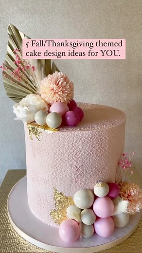5 Creative Fall & Thanksgiving Cake Designs