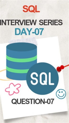 Sravan 2.0 🚶🚶🚶 on Instagram: "DAY-07:SQL-INTERVIEW SERIES"