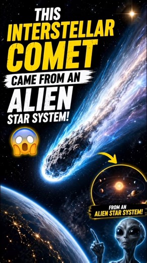 ☄️ “This Interstellar Comet Came From an Alien Star System! 😱”#space #nasa#satellite