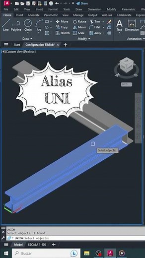 Domina el Comando UNION de AutoCAD y Combina Sólidos 3D Fácilmente