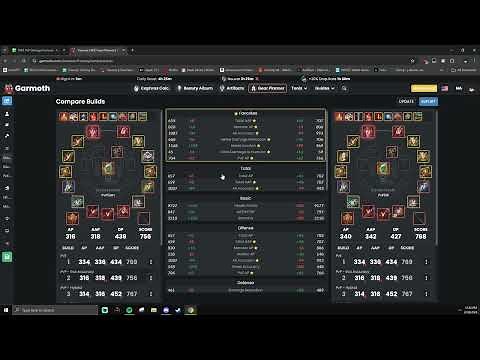 BDO 2024 - PvP Damage Calculator (AP vs DR)