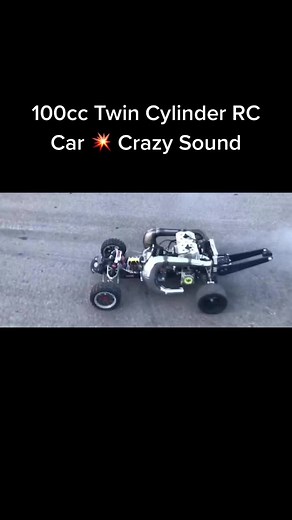 100cc Twin Cylinder RC Car: Crazy Sound
