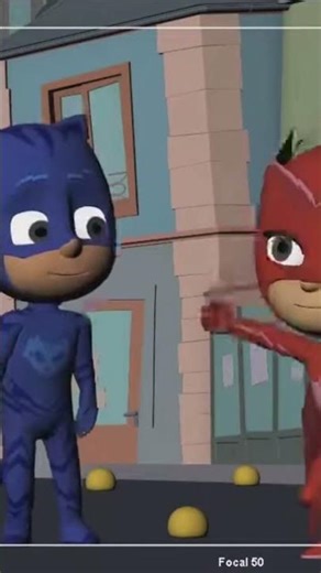 PJ Masks, All shout hooray! (3D Animation Video) #shorts #pjmasks #3danimationvideo