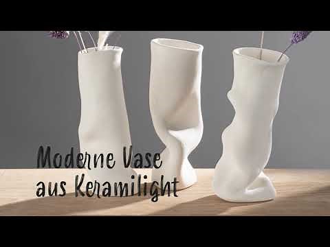 Moderne Vase aus Keramilight Modelliermasse | DIY Anleitung