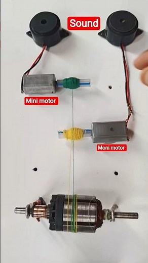 mini motor How To Generate Electricity With Sound