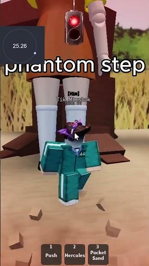 normal dash vs phantom step #roblox #inkgame #squidgame