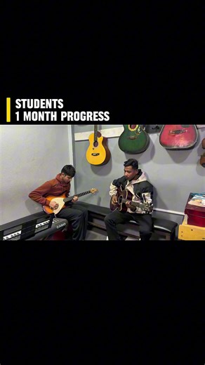 One Month Progress in Guitar Class at Timi Bhane