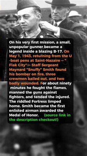 Ninety Minutes Alone In A Burning Bomber #short #history #ww2