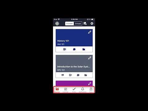 Canvas Student for iOS Canvas Tutorial Video Series