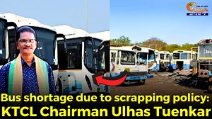 6.5K views · 20 reactions | Bus shortage due to scrapping policy: KTCL Chairman Ulhas Tuenkar #Goa #GoaNews #BusShortage #ScrappingPolicy | In Goa 24x7 | Facebook