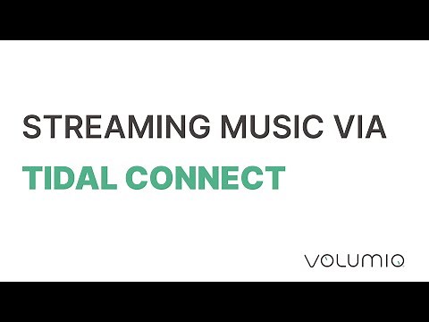 Stream Music with TIDAL Connect - Volumio