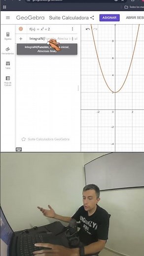 Area Under the Curve Using GEOGEBRA #education #mathematics #GEOGEBRA #integrals #calculus