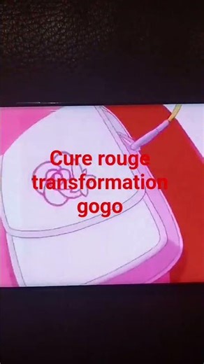 Cure rouge transformation gogo