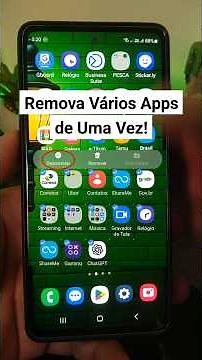 Como desinstalar vários apps de uma vez no Android #dicas #apps #aplicativos #Android #celulares