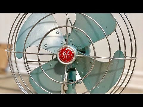 1950 GE Vortalex 12” Oscillating Fan | Initial Test Run