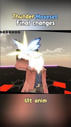 Thunder Custom Moveset Update jjs skill builder | #roblox #jjs #jujutsushenanigans #skillbuilder