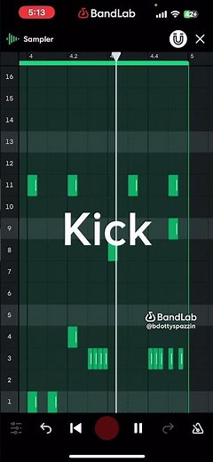 How To Make A Complex Trap HiHat Pattern On BandLab #trap #howto #tutorial #bandlab #hiphop #fyp