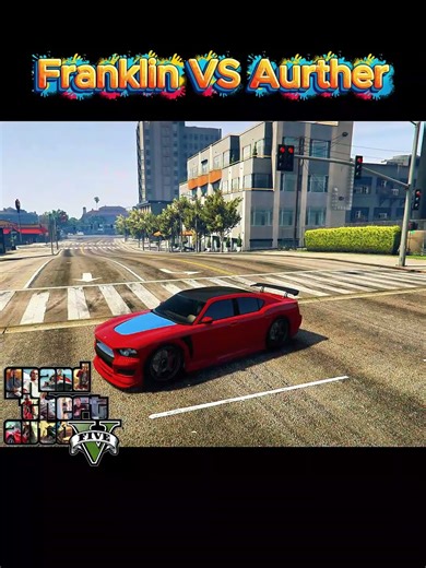 🔥 GTA 5 Car Drift vs RDR 2 Horse Drift 🔥Franklin VS Aurther Drift #gta5 #gta #gtav #gaming #shorts