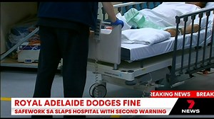 6.1K views · 17 reactions | BREAKING: The Royal Adelaide Hospital has dodged a $250,000 fine after receiving a warning from SafeWork SA to clean up its act. Download the 7NEWS app: https://7news.link/7NEWSapp #7NEWS | 7NEWS Adelaide | Facebook