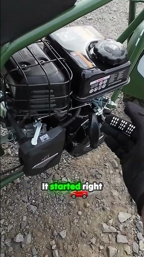 Watch the FRP GMB 100 Mini Bike Start Right Up!