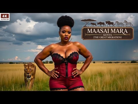 Elegant Senegalese Woman in Kenya | Maasai Mara & The Great Migration