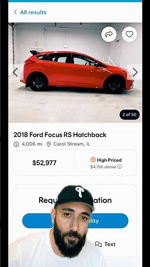 Ford Focus RS Market