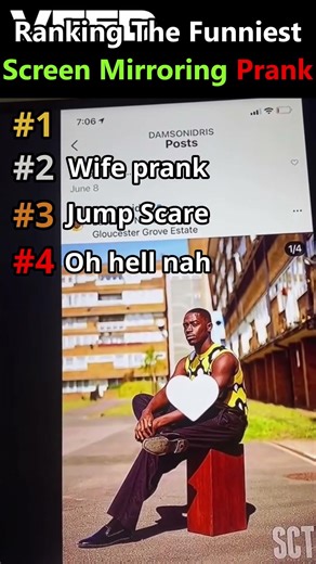 Ranking The Funniest Screen Mirroring Prank!!!🤣 #funny
