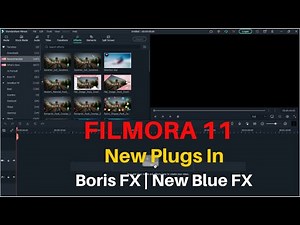 Filmora 11 | New Effect Plug-ins in Filmora 11 | | Boris FX | NewBlue FX |