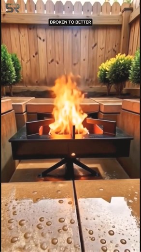 BROKEN TO BETTER | Abandoned Backyard Transformation into Sunken Firepit Lounge