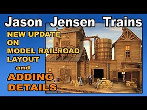 New update on my model railroad layout and adding details.