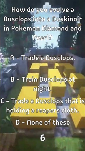 How do you evolve a Dusclops into a Duskinoir in Pokemon Diamond and Pearl?