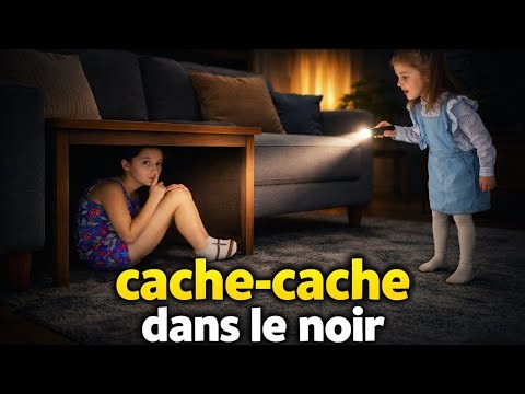 Cache-cache dans le noir… Rose a triché #cachecache 