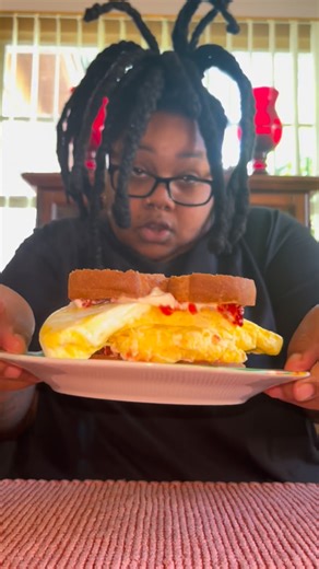 BIG MAY on Instagram: "It’s just an egg sandwich 🫡🙌🏾🔥"