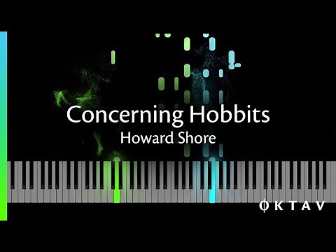 Concerning Hobbits (Lord of the Rings) - Piano Tutorial