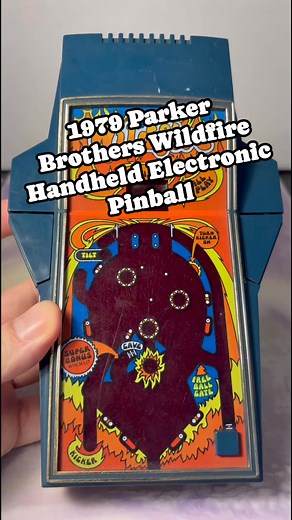 24K views · 221 reactions | Peak Technology for its time! 1979 Parker Brothers Wildfire Handheld Electronic Pinball #pinball #asmrtoys #handheldgaming #retrogaming #VintageVibes #1970s #oldtechnology | CPJ Collectibles | Facebook