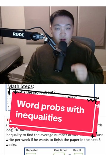 Writing inequalities using word problems #7thgrade #math #algebra #inequalities