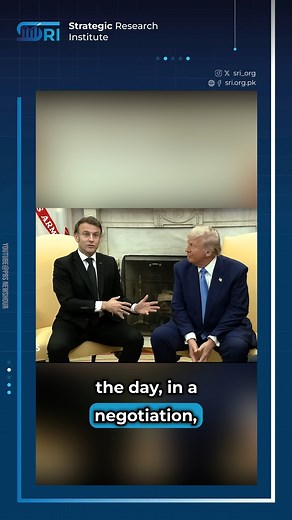 8.9K views · 73 reactions | Macron corrects Trump after he says European support for Ukraine was a loan | Strategic Research Institute - SRI | Facebook
