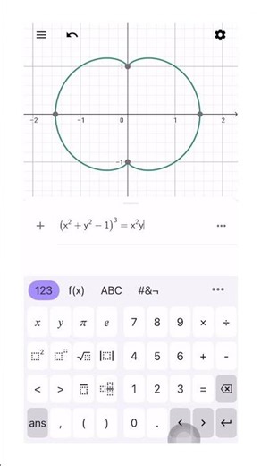 e essa função do amor no geogebra 😍 A matemática é linda mesmo em?? #exatas #matematica #Geogebra